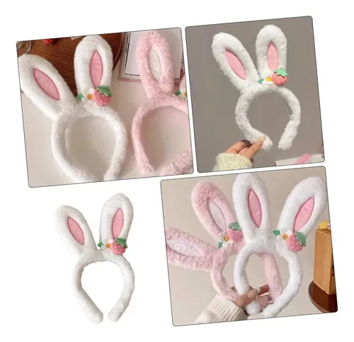 Diadema Con Orejas De Conejo Para Niñas, Tamaño L