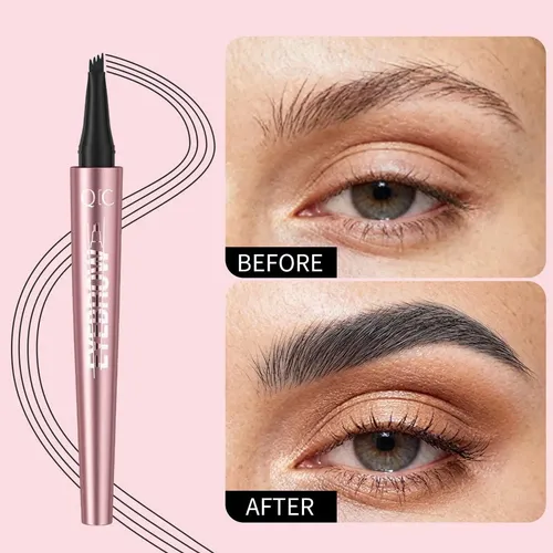 Lápiz Para Cejas Impermeable W3w Negra (4 Horquillas)