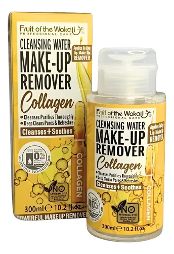 Agua Removedora Maquillaje Colageno Limpia Poros 300 Ml