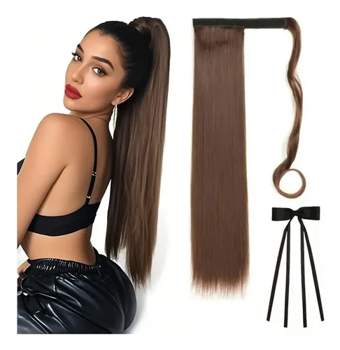 Extensiones De Cabello Lacio Cola De Caballo Natural 22