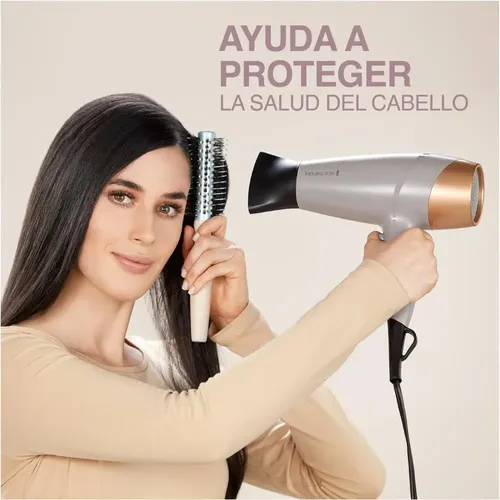 Secador De Pelo Remington Collagen And Biotin Therapy D26a Color Lavanda