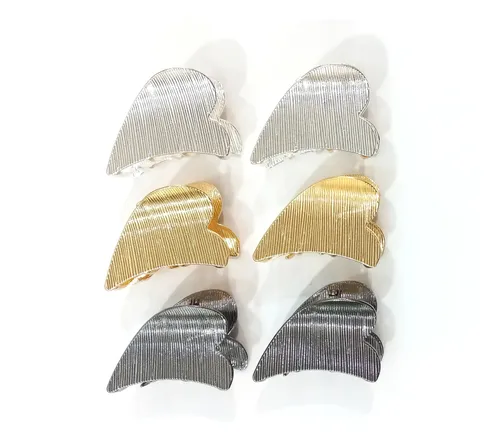 Pack X 6 Broches Chicos Metal Hebillas Pelo Surtidos