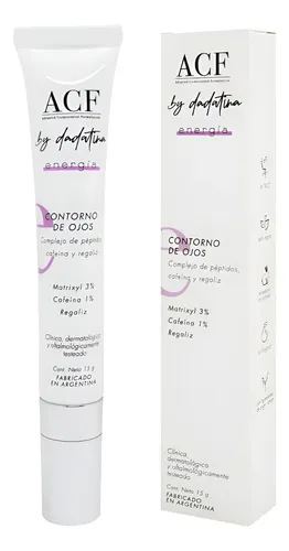 Acf By Dadatina Energía Crema Contorno De Ojos Vegano X 15gr