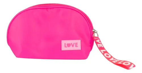 Portacosmeticos Oval Love Neceser Para Maquillaje