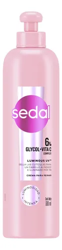 Sedal Crema Para Peinar Luminous Uv 12 300ml
