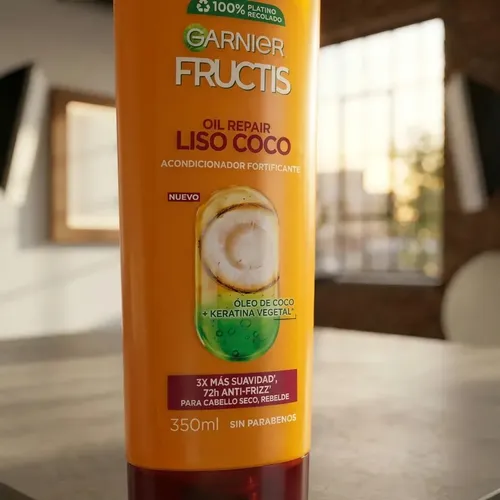 Acondicionador Garnier Fructis Liso Coco 350ml
