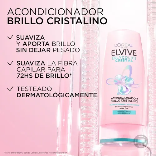 Acondicionador Elvive Glycolic Cristal 400ml
