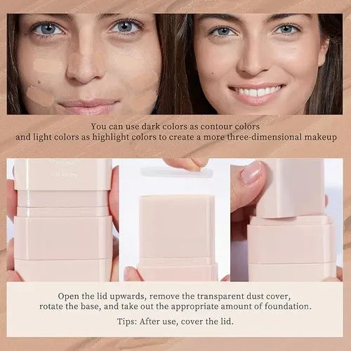 Base De Maquillaje Facial Contour Stick, Contorno De Imperf