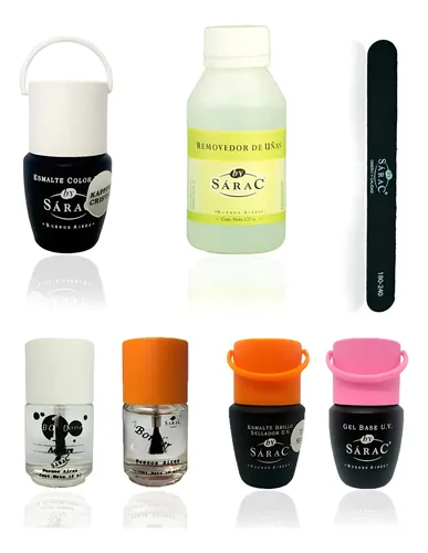 Kit Kapping Nivelador Uñas Gel Led/uv X7u Inicial By Sarac