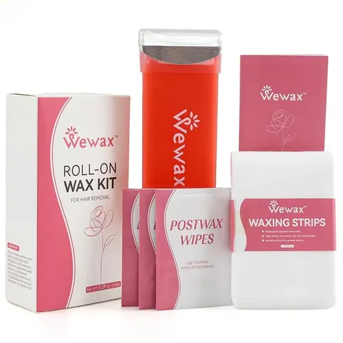Kit De Cera Depilatoria Natural En Roll-on De 150 G