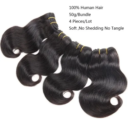 Cabello Virgen Brasileño Body Wave 4 Paquetes 8