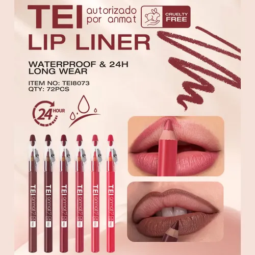Lapiz Delineador Waterproof Para Labios Lip Linner Tei