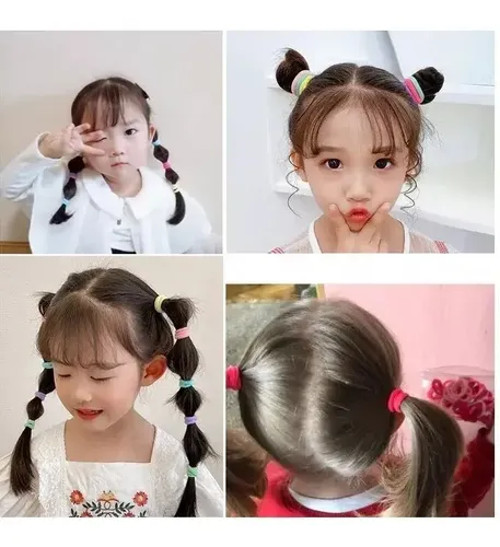 Donitas Ligas Para Cabello Niña, Elige Color