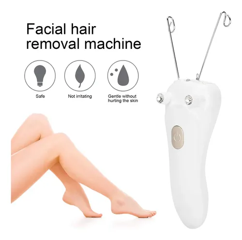Depiladora Facial Eléctrica Recargable Usb Enhebrar Mujer