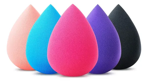 Pack de Esponjas de Maquillaje Encantessa: 4 Beauty Blender para Base Líquida y Polvo