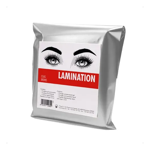 Kit Laminado Cejas Profesional Thuya 12 Sobres Gel + Neutralizante