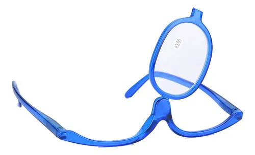 W Gafas De Maquillaje Magnify Eye Gafas Giratorias De Lente