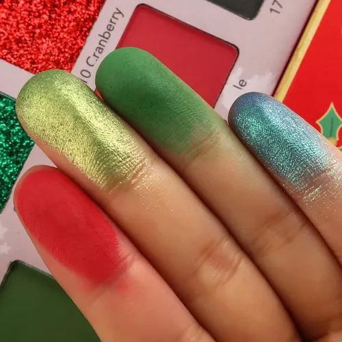 Paleta Verde Roja 18 Colores Beuself