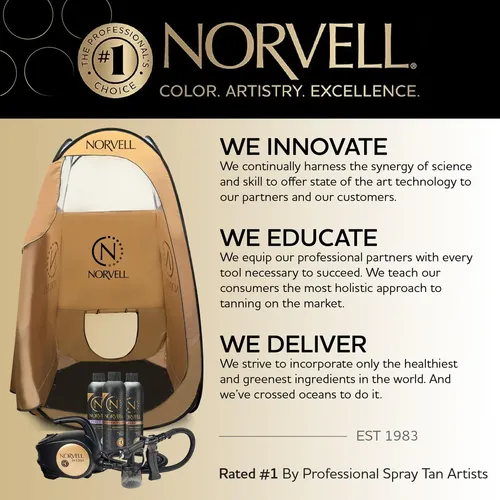 Carpa Spray Tan Norvell Xl Portátil Extra Grande Con Bolsa D
