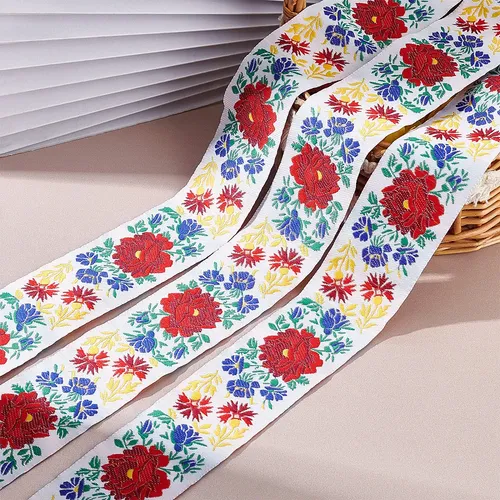 Cintas De Poliéster Bosmian Con Diseño Floral Y Colorido