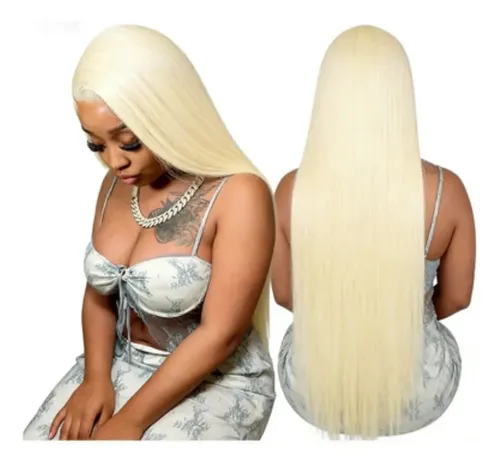 Frontal De Encaje Rubia, Elegante Y Versátil.peluca