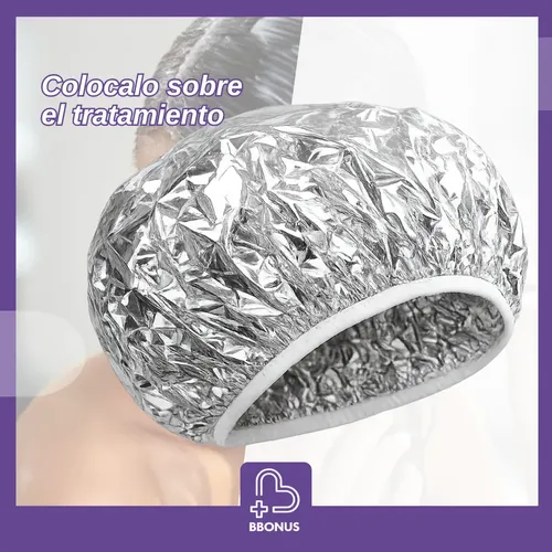 Gorro Térmico De Aluminio Para Baño De Crema X 3 Unidades