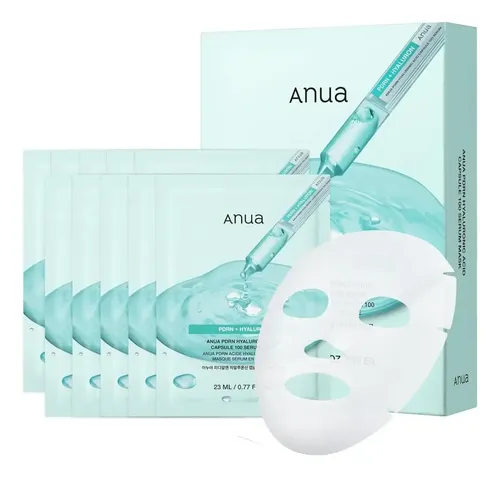 Máscara Facial Anua Pdrn Con Ácido Hialurónico 10ea