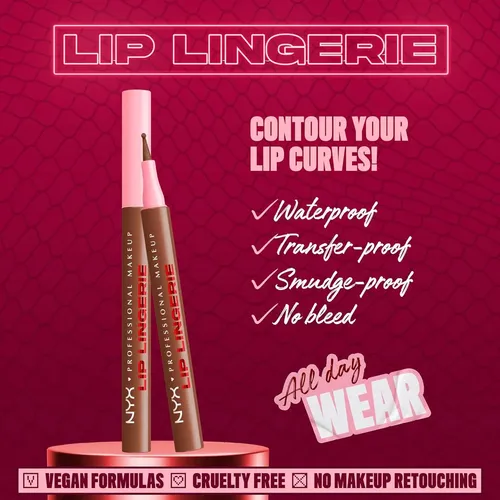 Lápiz Delineador Labial Nyx Lip Lingerie Sculpting Lip