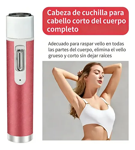Depilador 4 En 1 Intercambiable Lavable Usb-c