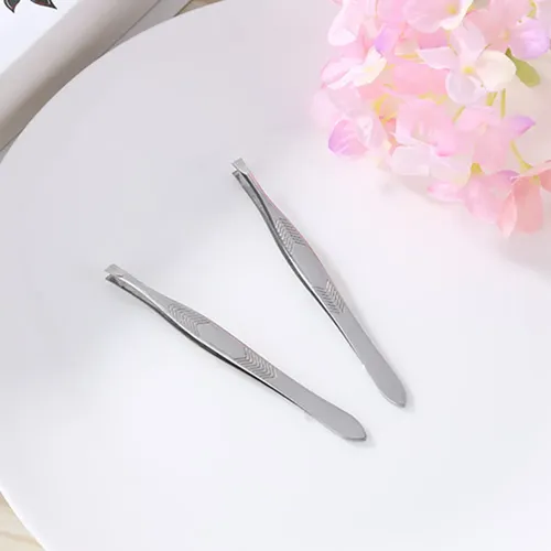 Pinza Para Cejas De Acero Inoxidable, Pinzas Para Depilar Ce