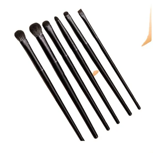 Kit 6 Brochas Suaves Para Ojos Delineado Y Detalles