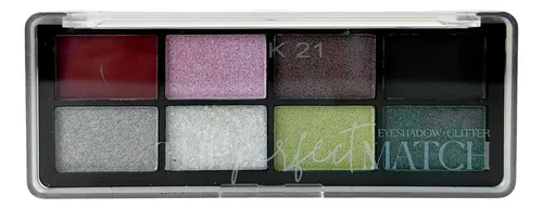 Paleta Sombras Perfect Match Glitter Matte Satin Pink 21