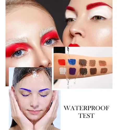 Gel Para Cejas Y Máscara Tinte Blanca 10# White