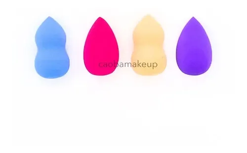 Set X4 Esponjas Blender Mini Rostro Corrector Contorno Base