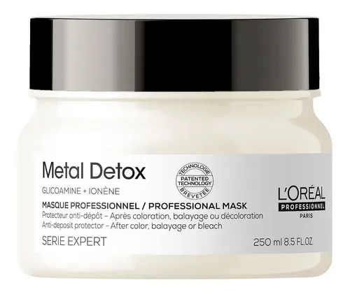 Loreal Mascara Capilar Metal Detox Serie Expert 250ml 6c