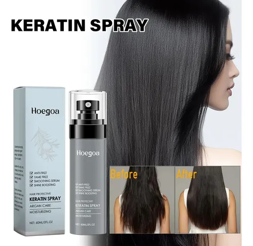 Spray De Queratina Y Romero, Repara E Hidrata El Cabello 60m