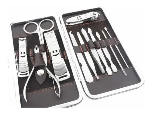 Set Manicura 11 Piezas De Acero Quirúrgico Completo Zonaonce