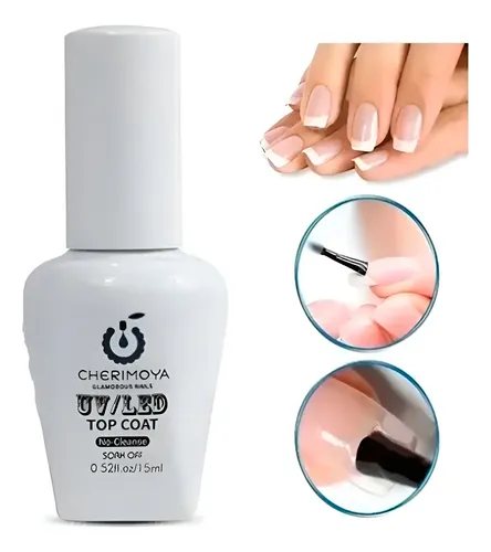 Top Coat Semipermanente Cherimoya Uv/led 15ml