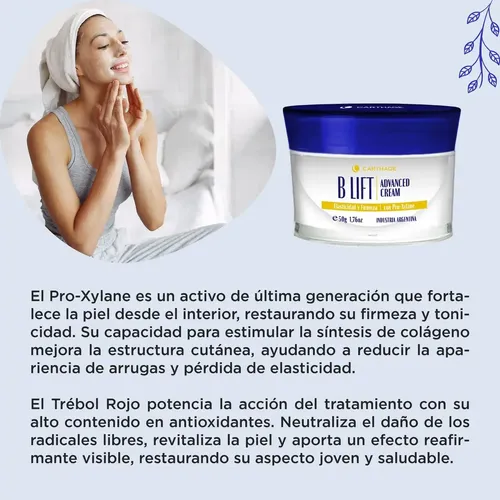 Crema Reafirmante Carthage B Lift Hialuronico Antiarrugas