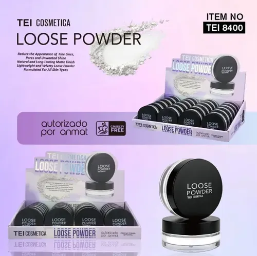Polvo Volatil Traslucido Fijador Matte Tei Loose Powder