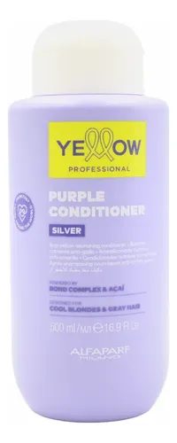 Yellow Silver Matizador Violeta para Rubios Fríos y Grises Acondicionador 500ml