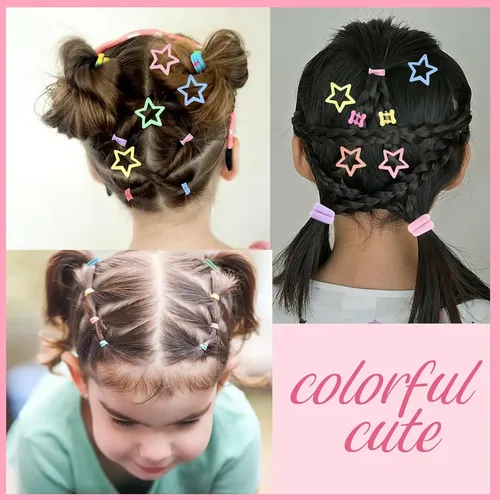 875 Mini Ligas For Cabello Elásticas Niña Accesorios Color