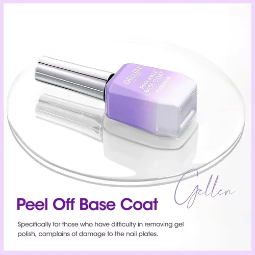 Base Coat Peelable Gellen 18 Ml Para Esmalte En Gel