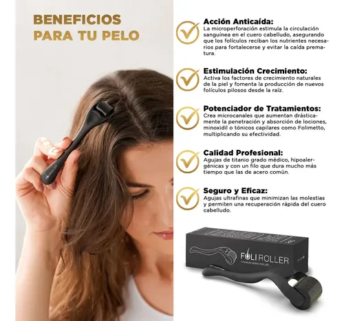 Aceite Capilar Especial Saw Palmetto + Dermaroller Anticaída