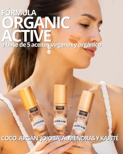 Base Facial Con Color Hidratante Bel Lab Crema Hydra Me 50ml 02 Medio