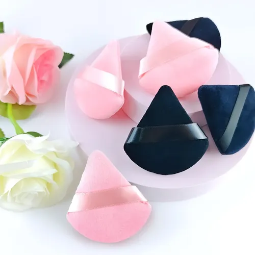 6 Esponjas Triangulares Para Maquillaje Facial