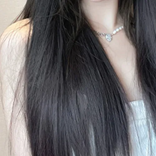 Extensión De Cabello Largo Para Mujer, Con Clip, Cabello Par