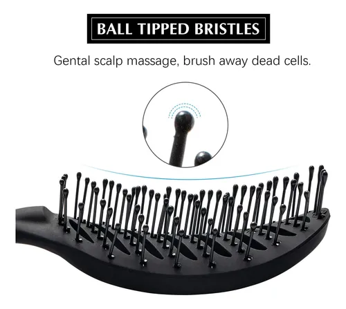 Cepillo Para El Cabello Fixbody Curvo Ventilado Para Secado