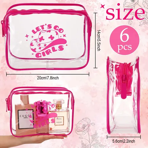 – Set De 6 Bolsas De Maquillaje Aliceset Cowgirl Lets Go Cc
