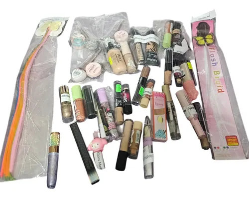 Set Maquillaje Y Accesorios Kawaii Surtido Regalo Navidad